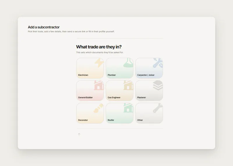 SubbyFlow | Subcontractor Management screenshot 2