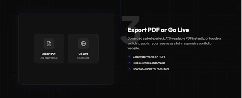 Resumex.dev screenshot 9