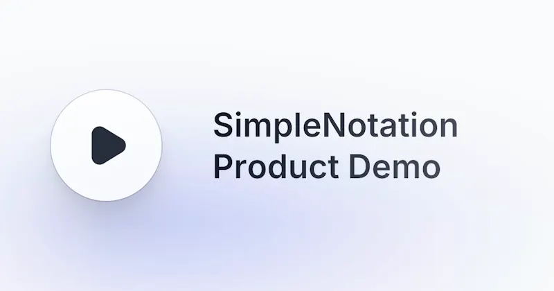 SimpleNotation screenshot 5