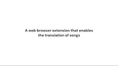 Uno screenshot del logo dell&rsquo;estensione del browser Shine con uno slogan &ldquo;Esperienza musicale senza barriere&rdquo; e un&rsquo;immagine di sfondo di note musicali multilingue.