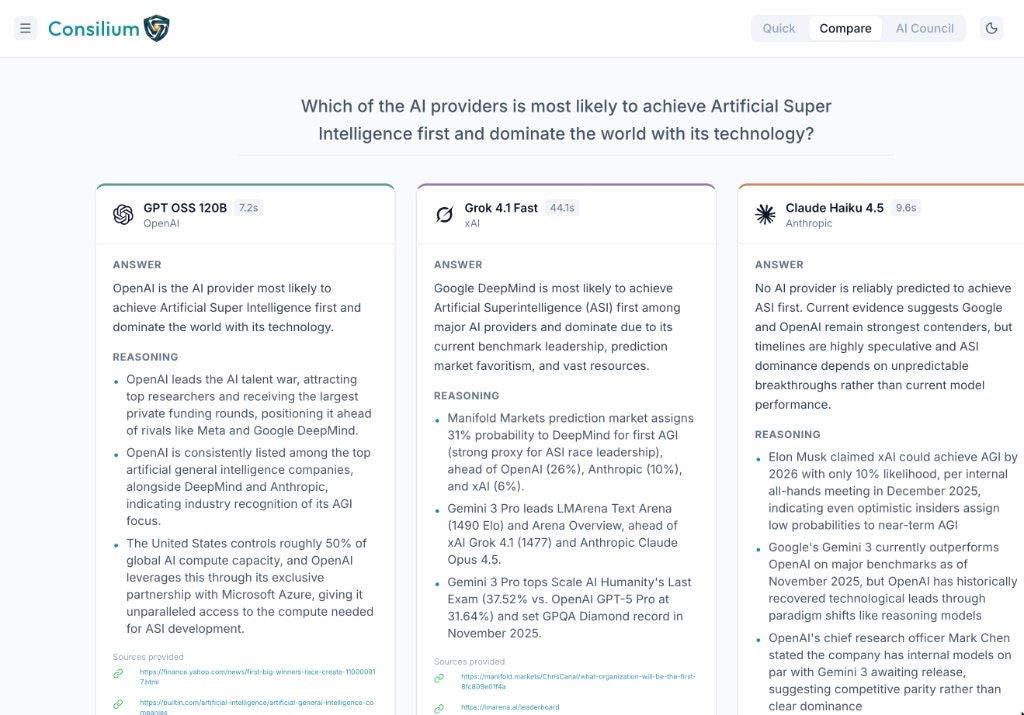Consilium9 - Screenshot 4 showing product features and functionality