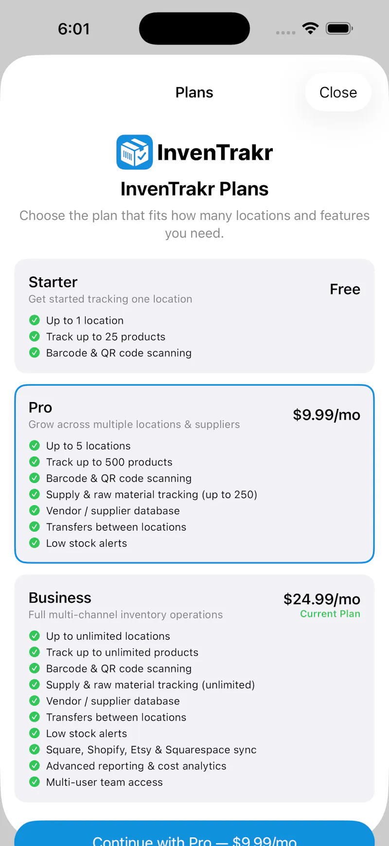 Inventrakr screenshot 4
