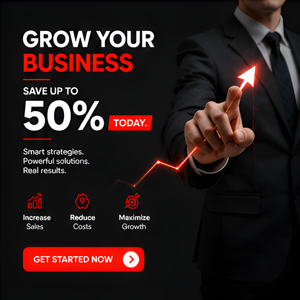 Grow Your Business Save Up To 50% Today.