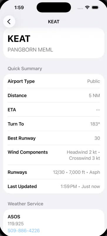 Land Now – Emergency Airport Finder gallery image