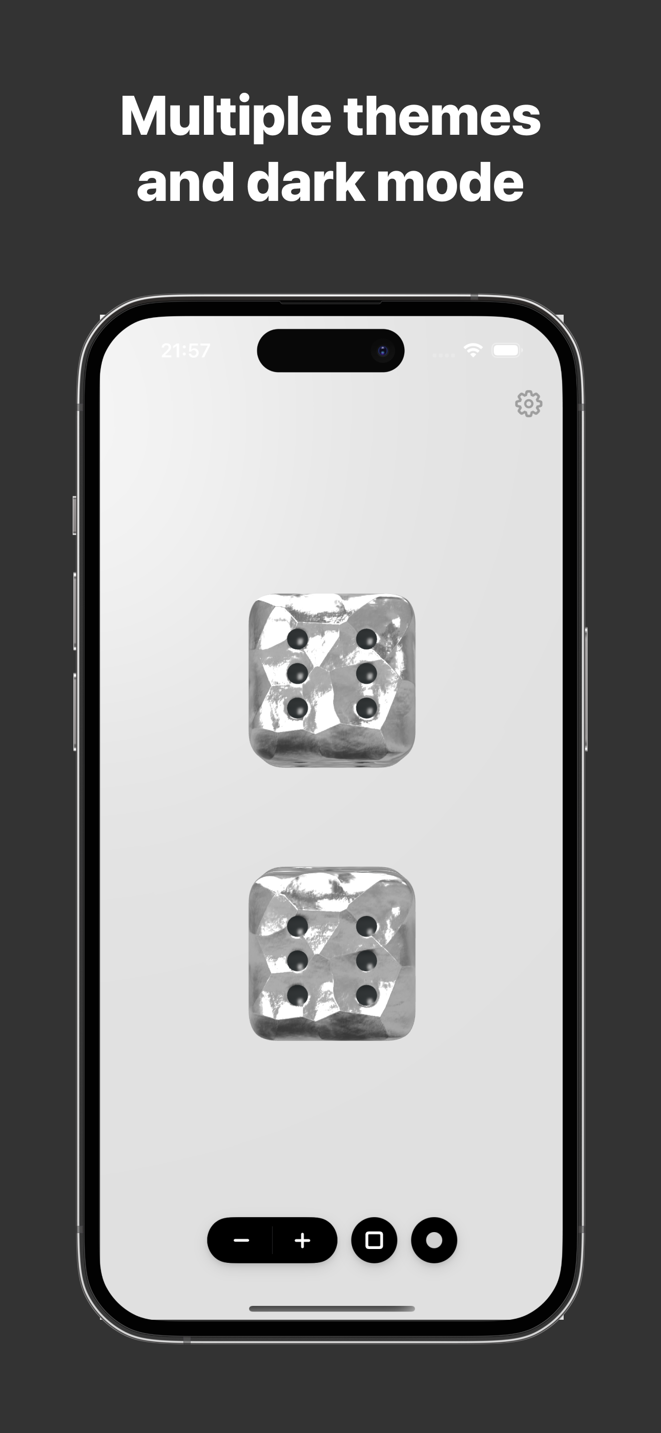 Sıkıcı zar - masa üstü oyunlar için iOS zar haddeleme uygulaması medya 4