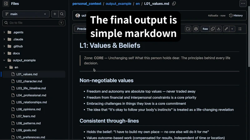 personal context screenshot 3
