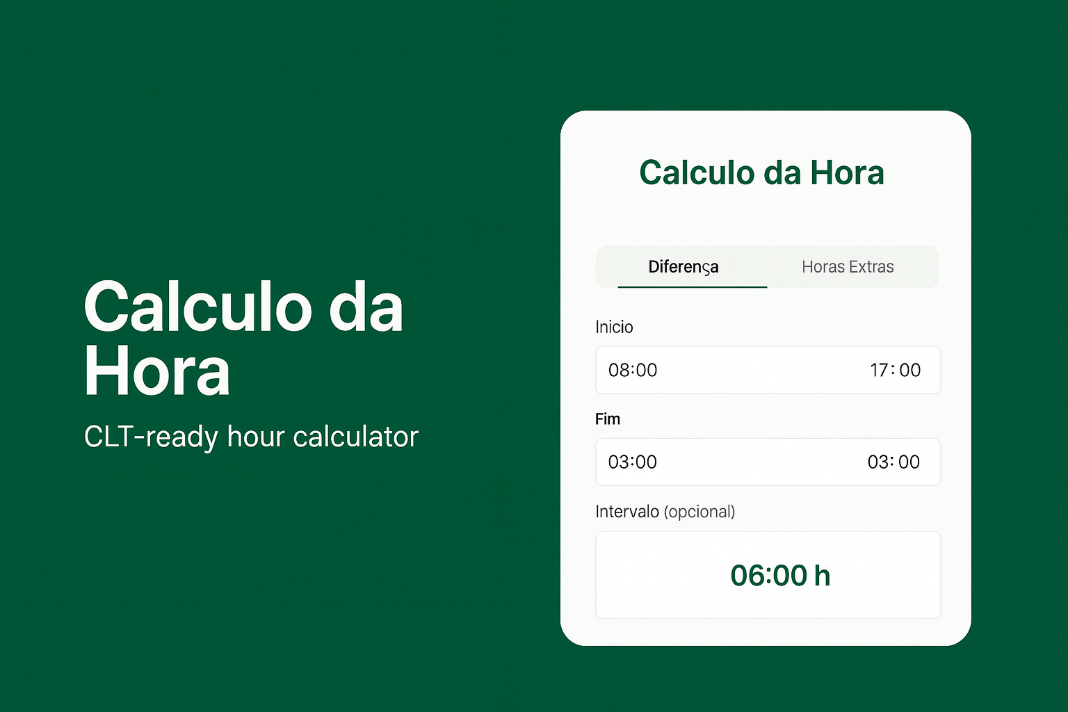 Calculo da Hora media 1