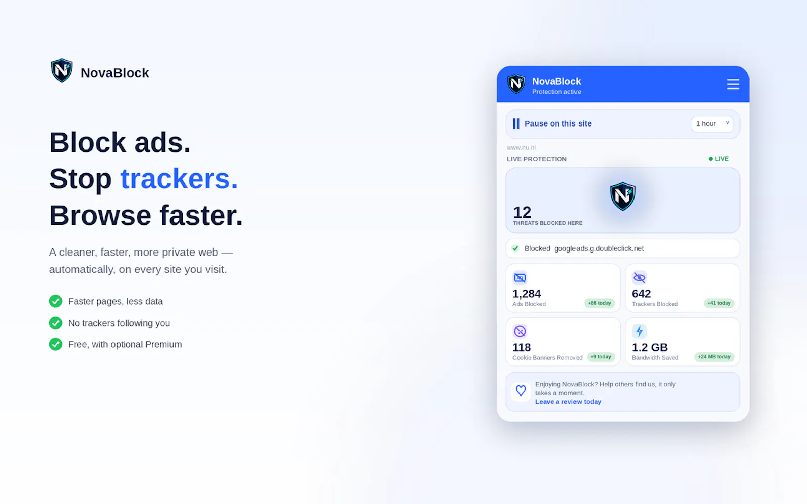 NovaBlock screenshot 3