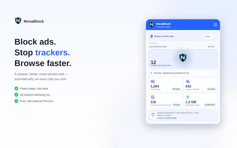NovaBlock screenshot 3