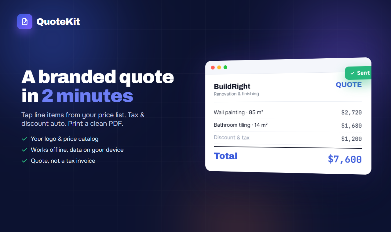 QuoteKit gallery image