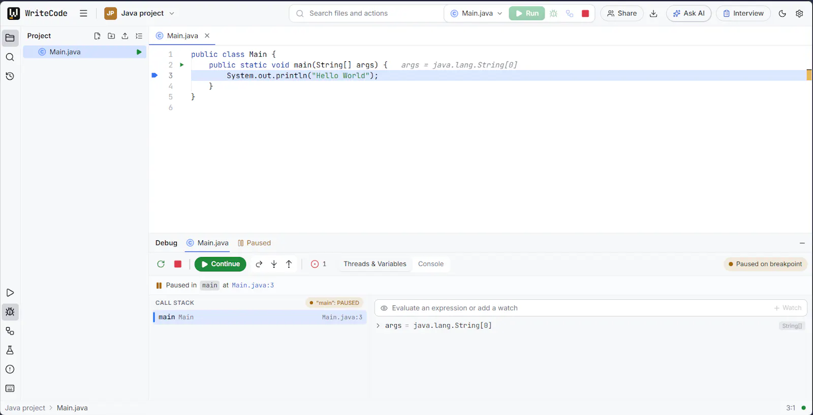 WriteCode screenshot 3