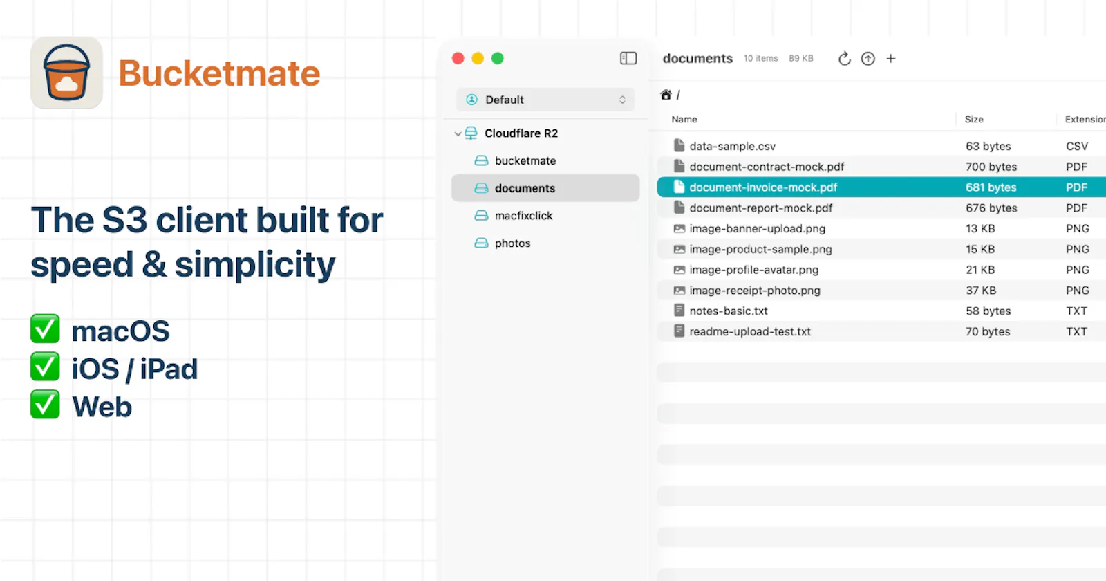 BucketMate screenshot 1