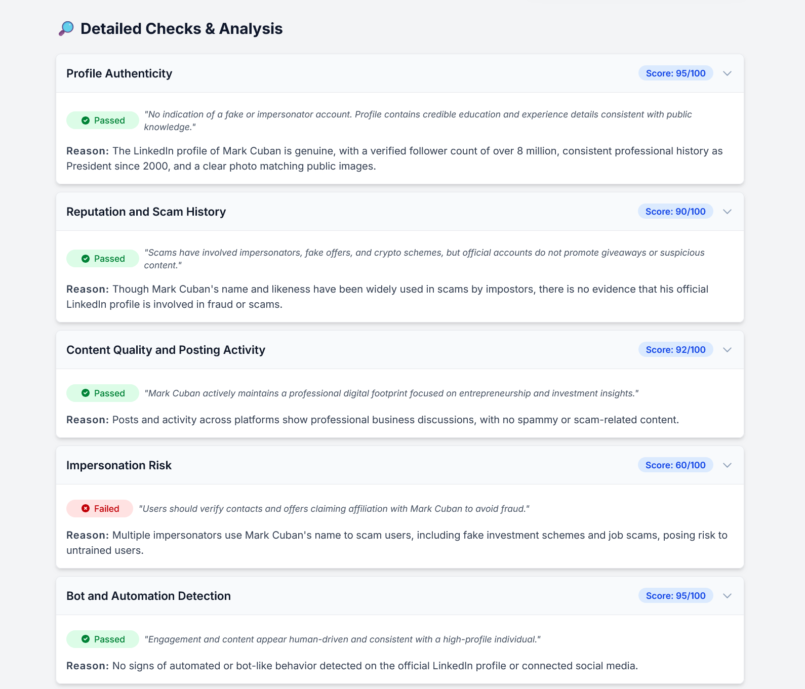 People DeepSearch - Screenshot 5 showing product features and functionality