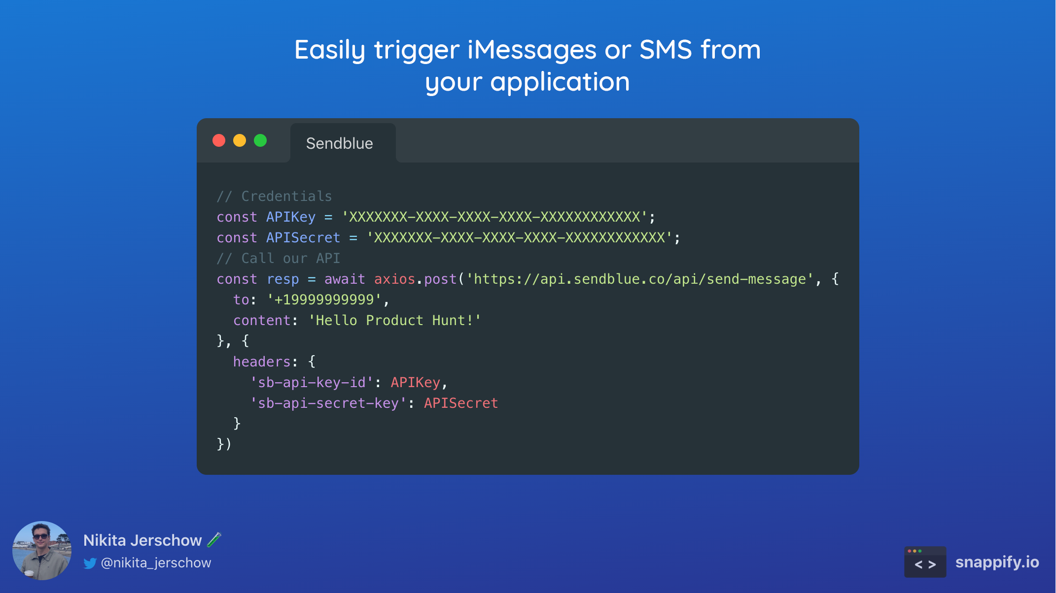 Sendblue gallery image