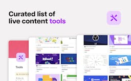 Live Content Tool-Kit media 2