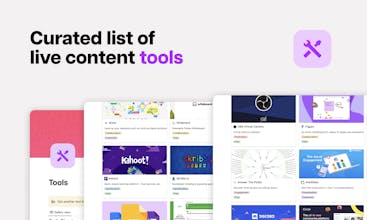 Live Content Tool-Kit gallery image