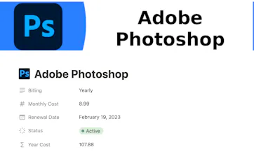 Subscription tracker gallery image