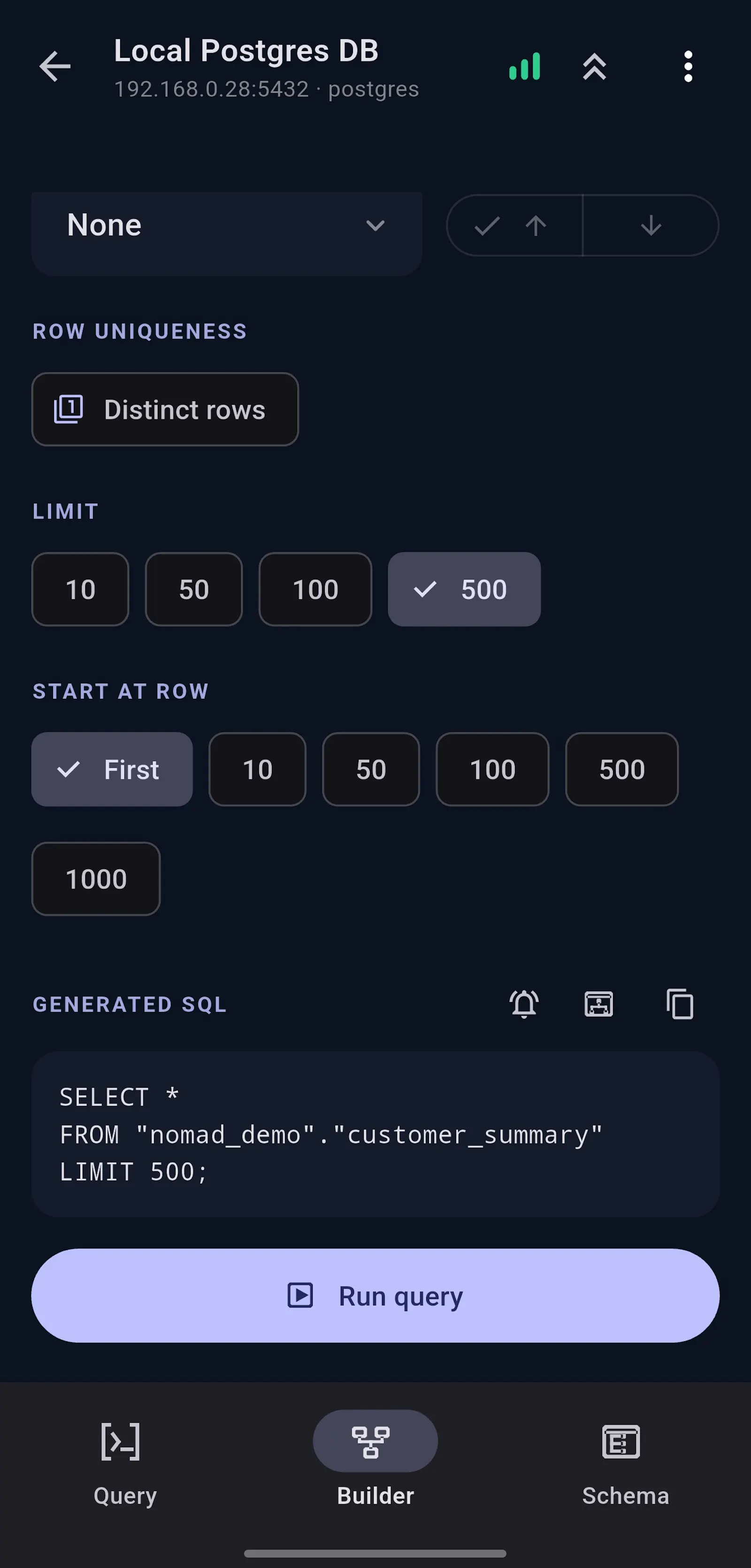 Nomad DB screenshot 11