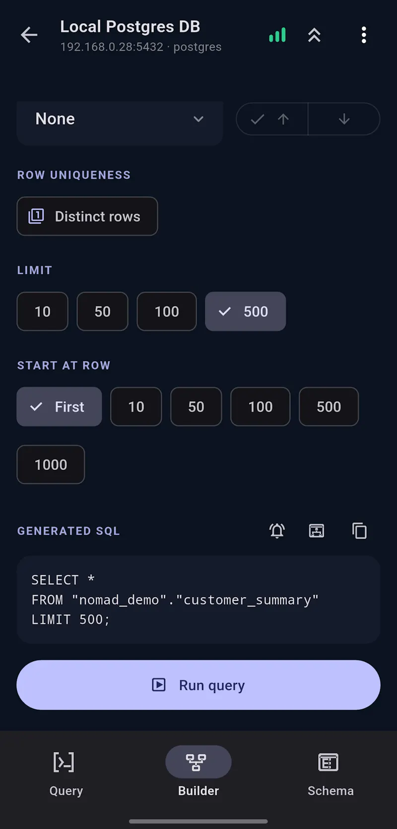 Nomad DB screenshot 11