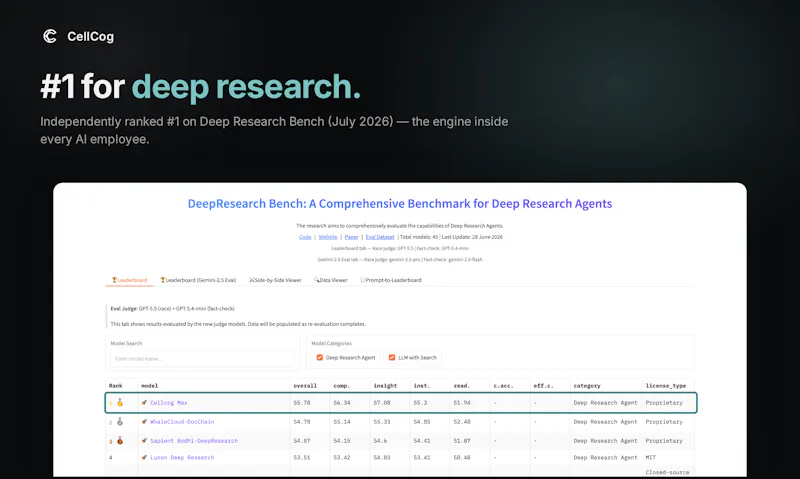 CellCog screenshot 2