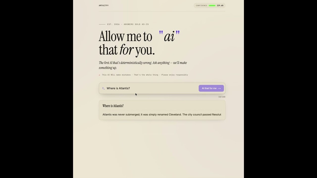 amtaitfy "Allow Me To AI That For You" gallery image