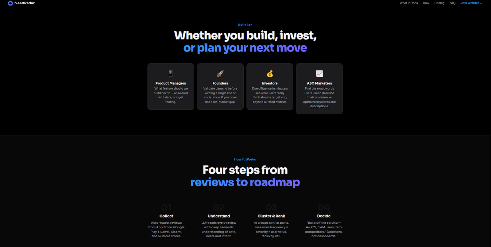 NeedRadar screenshot 1