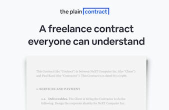 The Plain Contract 1.0 gallery image