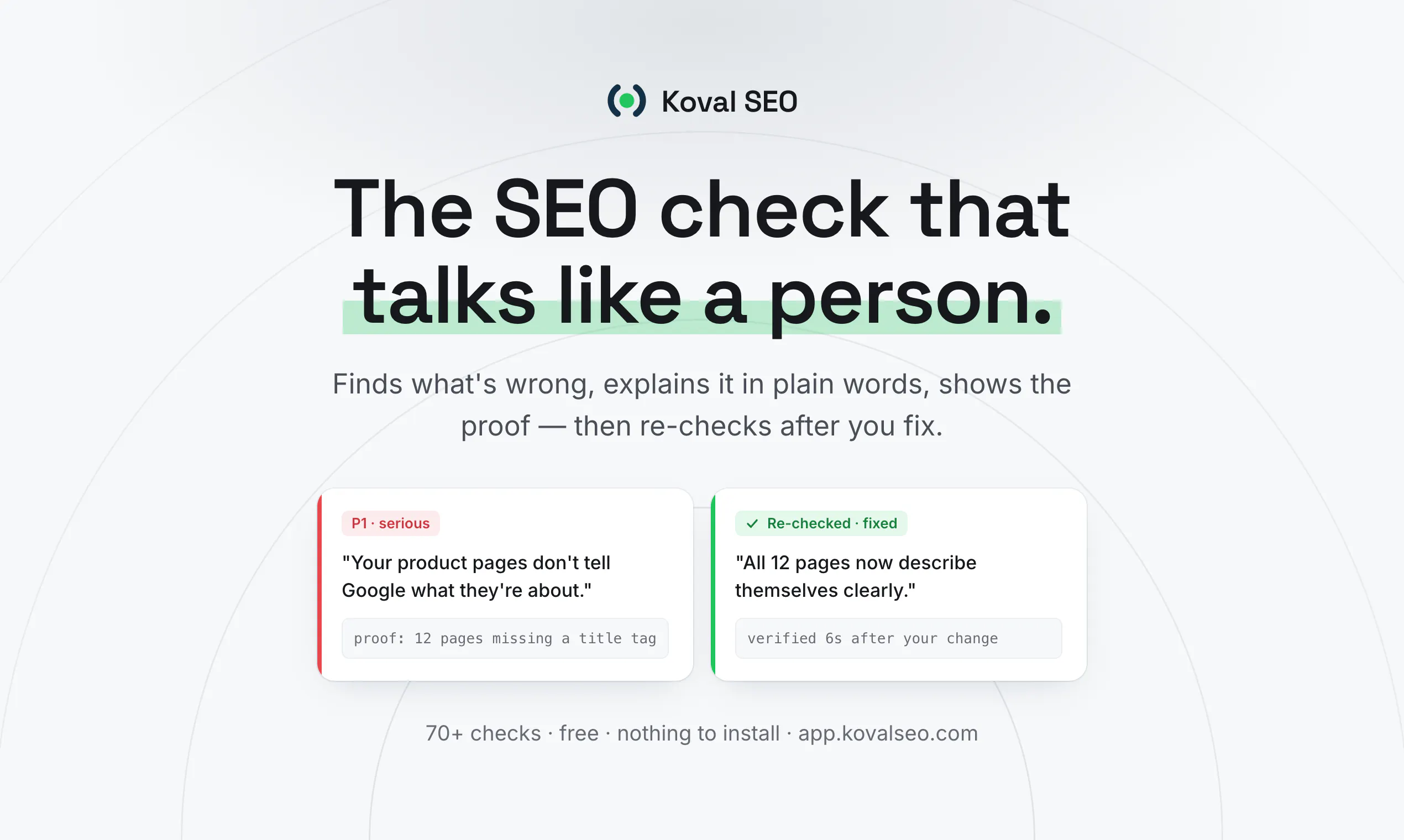 Koval SEO Console gallery image
