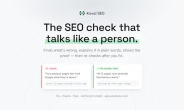 Koval SEO Console gallery image