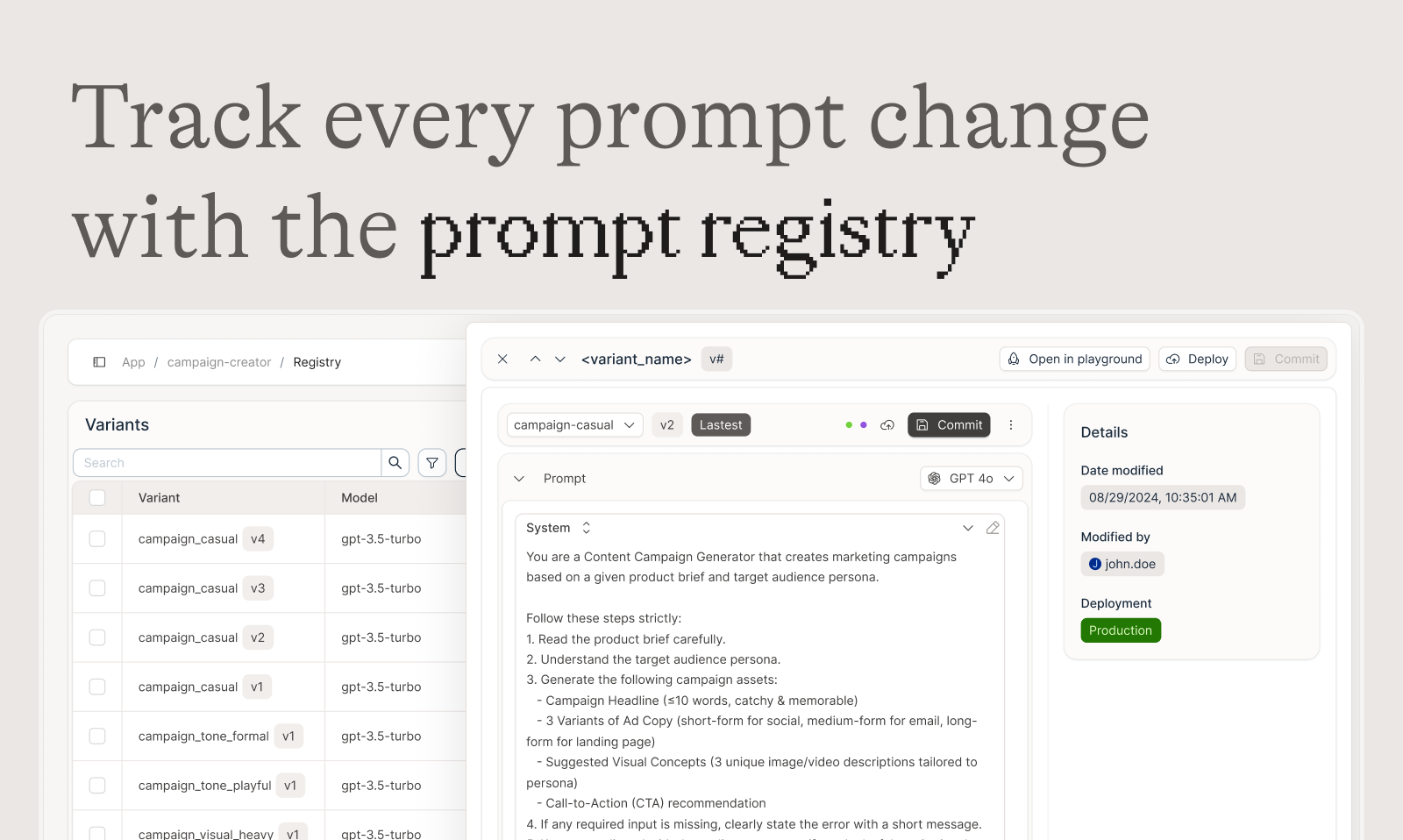 Agenta - Screenshot 3 showing product features and functionality