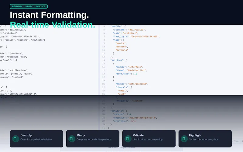 DevJSON screenshot 2