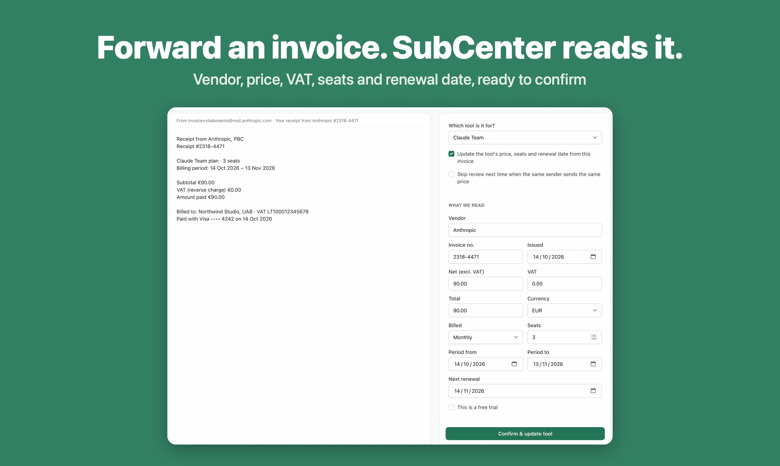 SubCenter for Teams gallery image