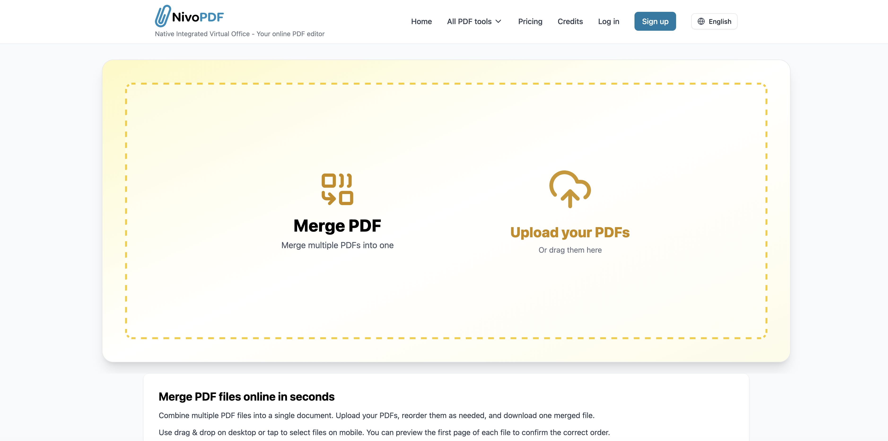 NivoPDF - Screenshot 3 showing product features and functionality