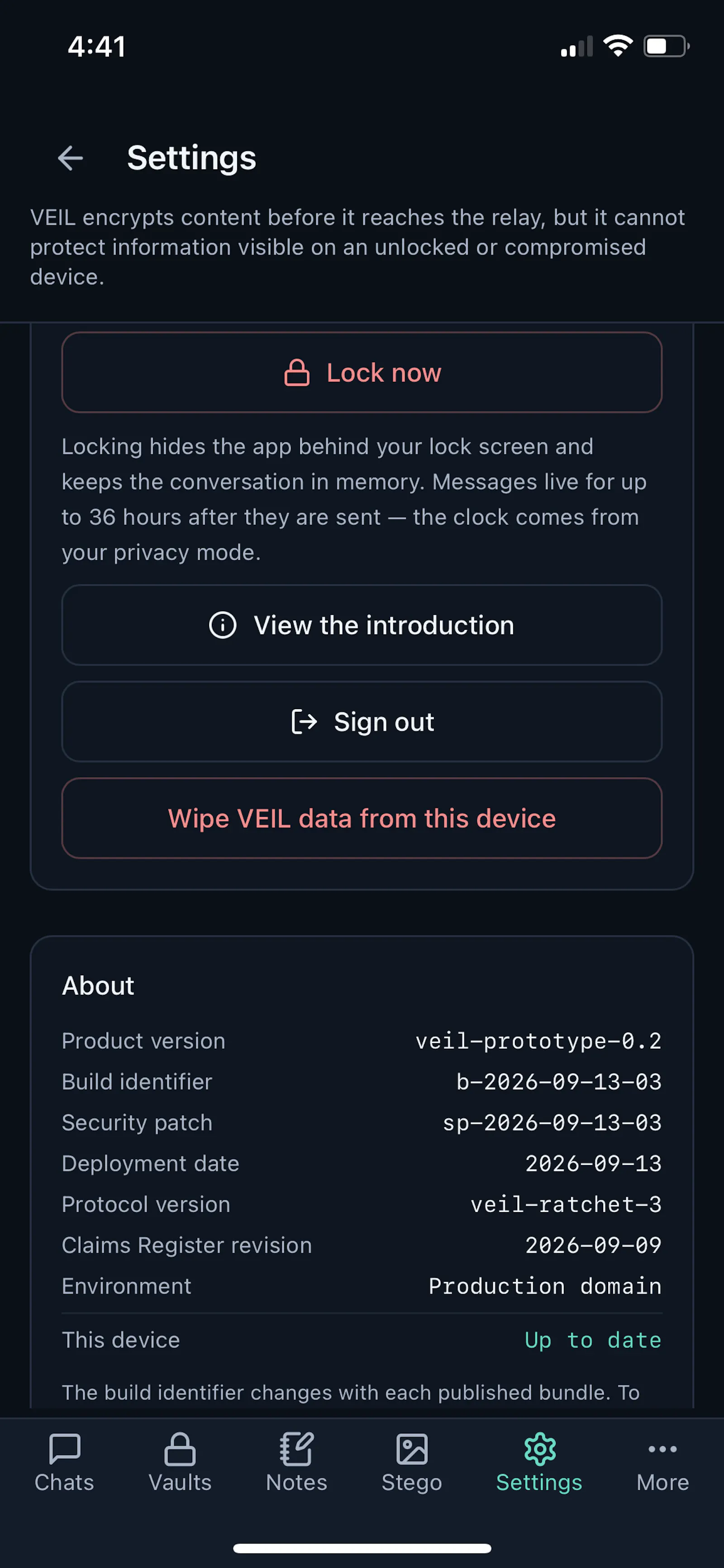 VEIL - More than Encrypted Messaging screenshot 13