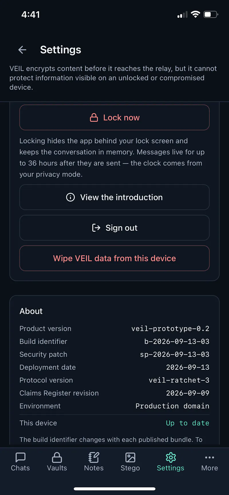 VEIL - More than Encrypted Messaging screenshot 13