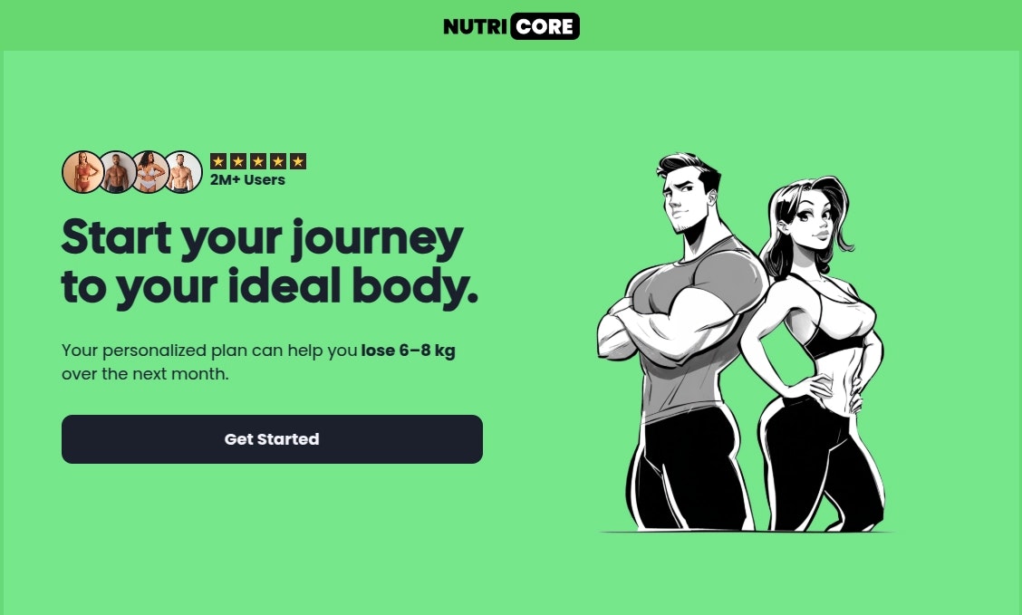 NutriLaunch - Main product screenshot demonstrating key features and user interface