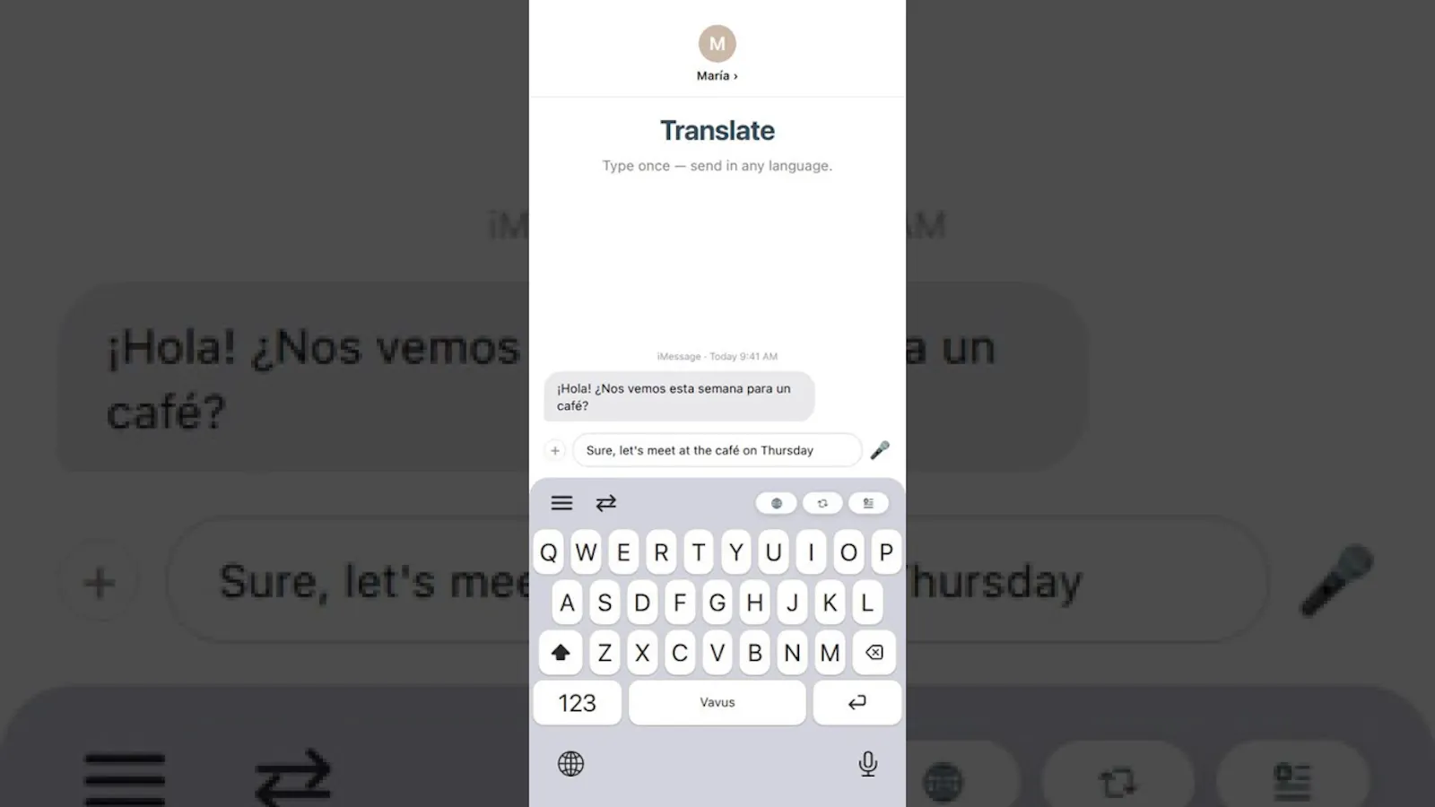 Vavus Keyboard screenshot 1 (video preview)