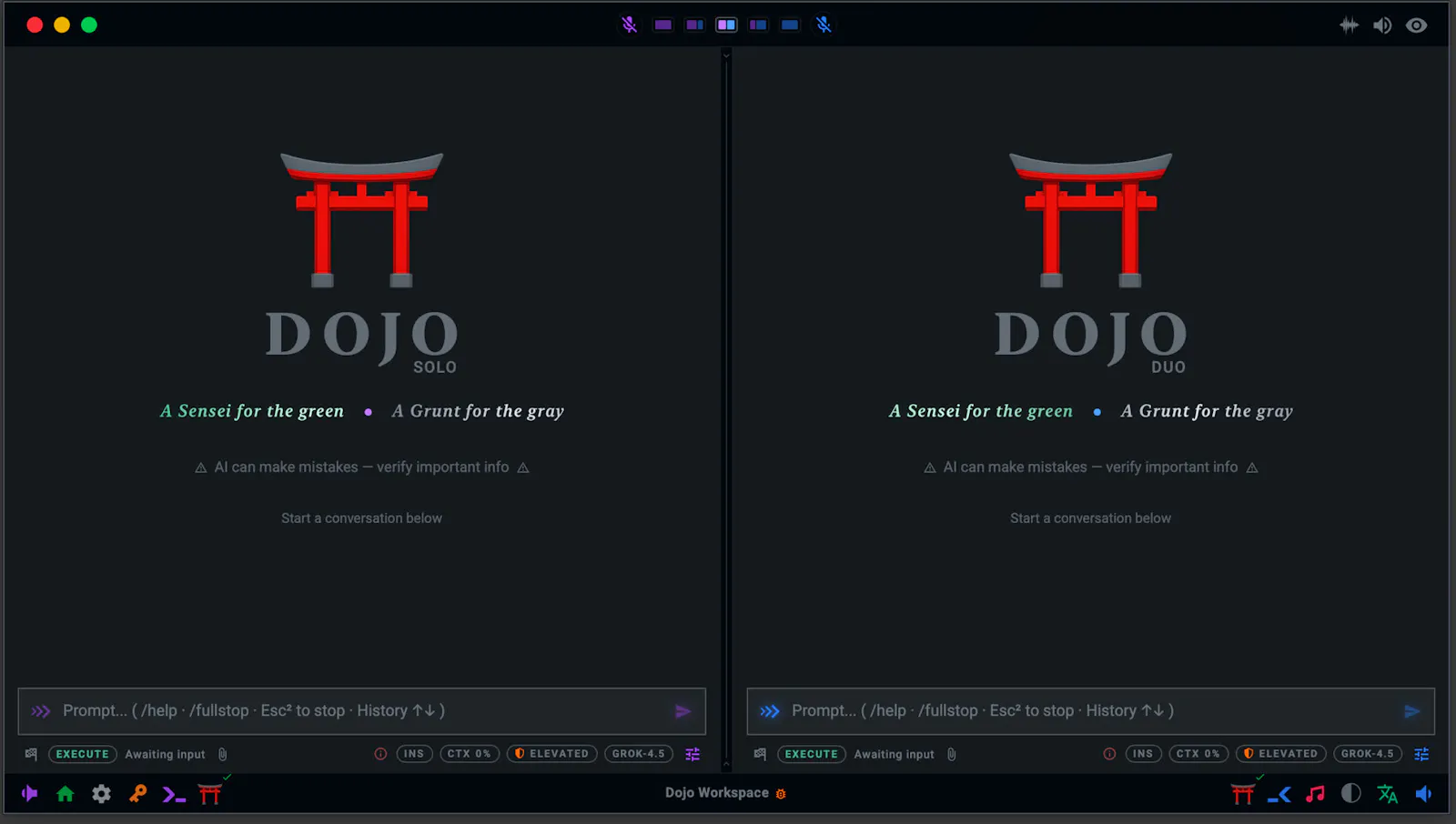 Dojo Workspace screenshot 6