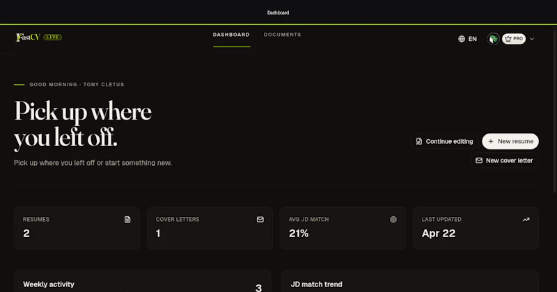 FastCV screenshot 3