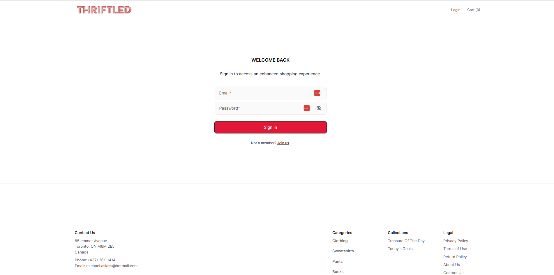 Thriftled.com - Il tuo mercato per beni di seconda qualità di qualità media 2