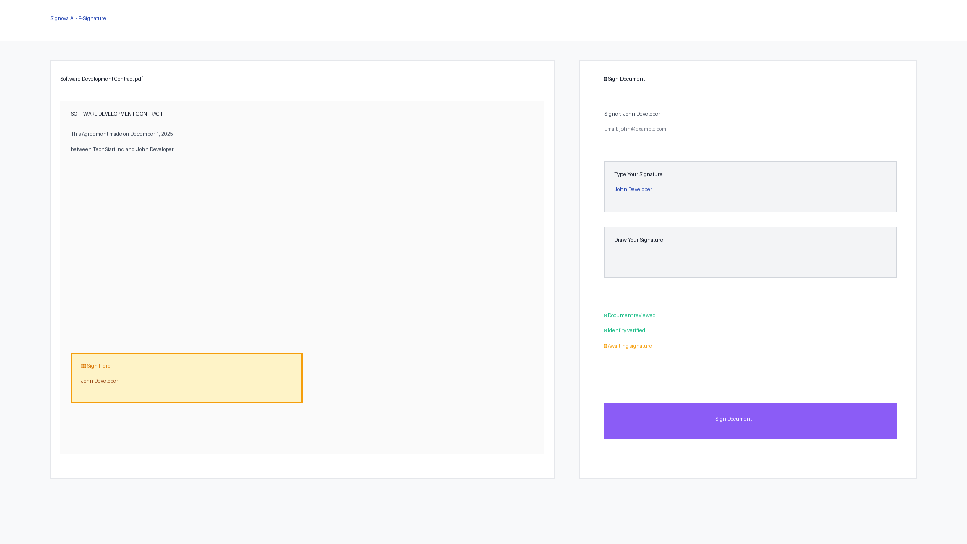 Signova.ai gallery image