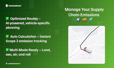 CarbonSmart: Carbon Emission API gallery image
