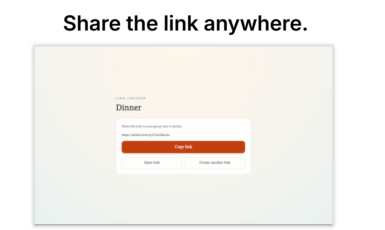 Settle It - Screenshot 3 showing product features and functionality