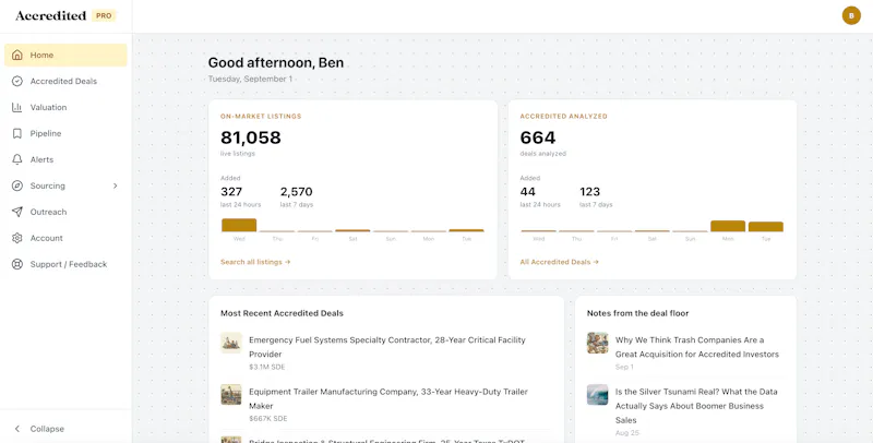 Accredited screenshot 3