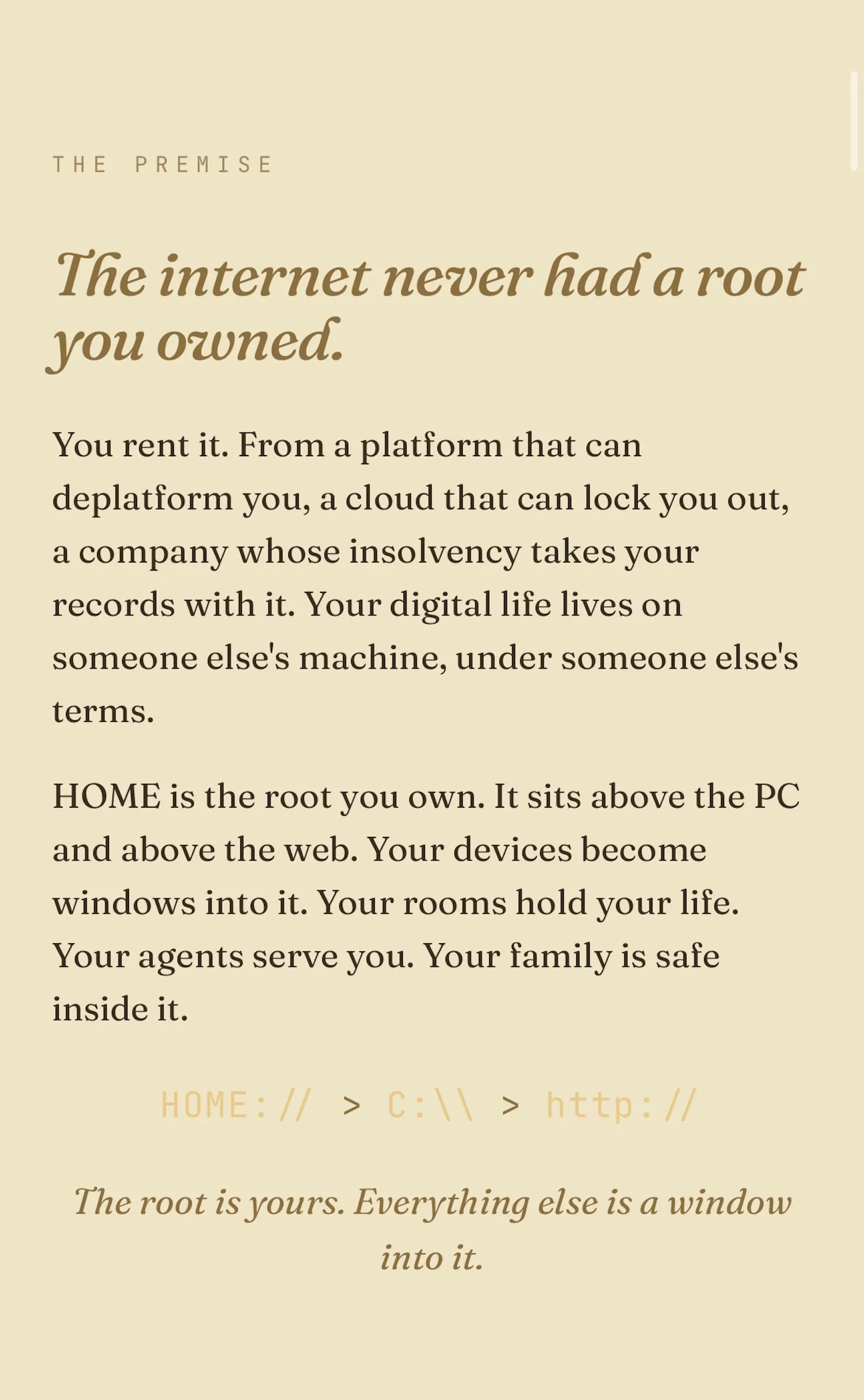 HOM3 — Your digital life, finally yours. screenshot 2