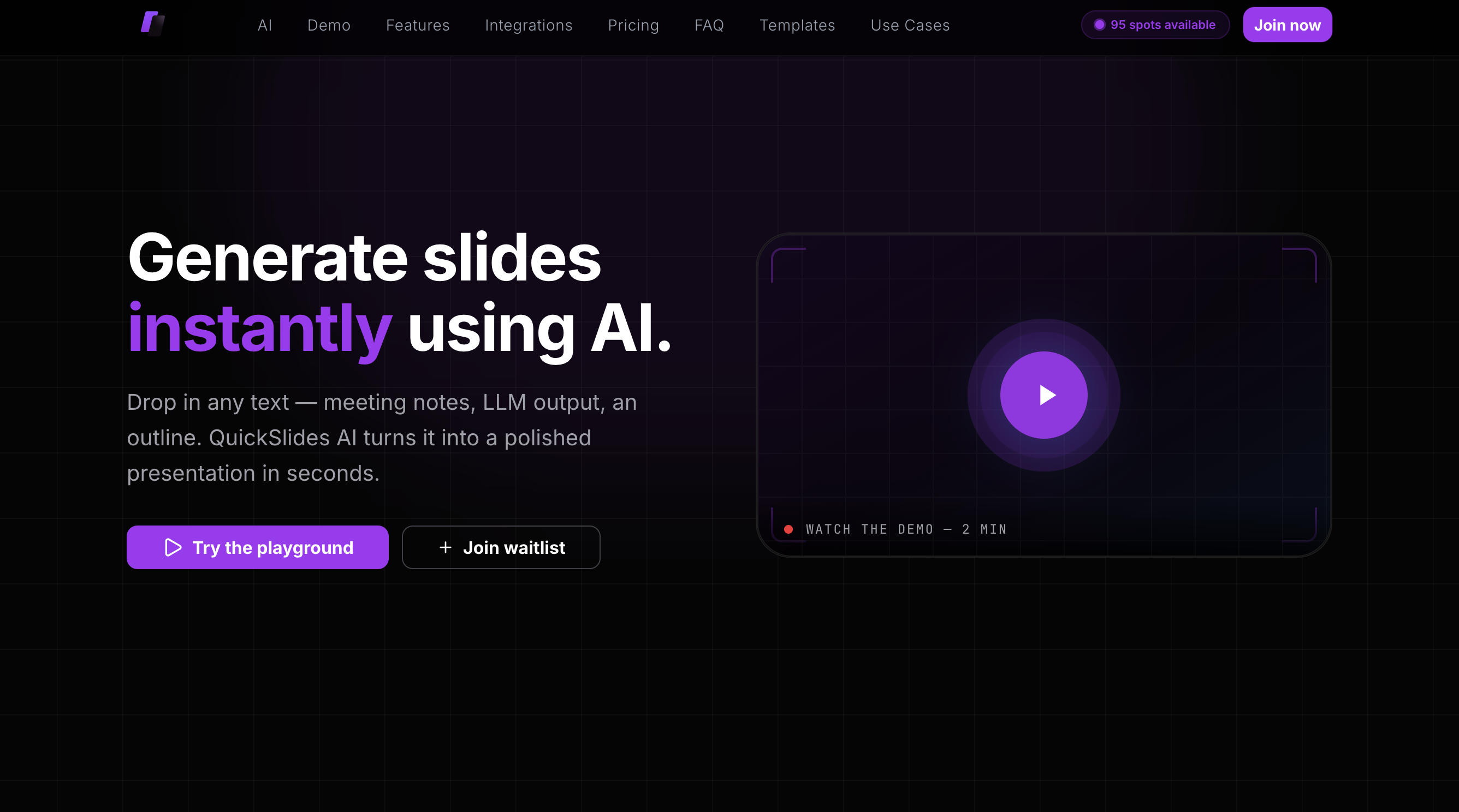 QuickSlides AI gallery image