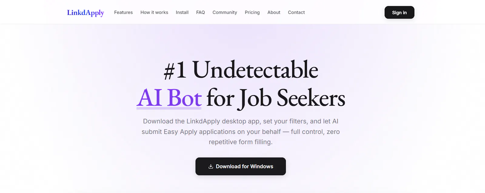 LinkdApply screenshot 1