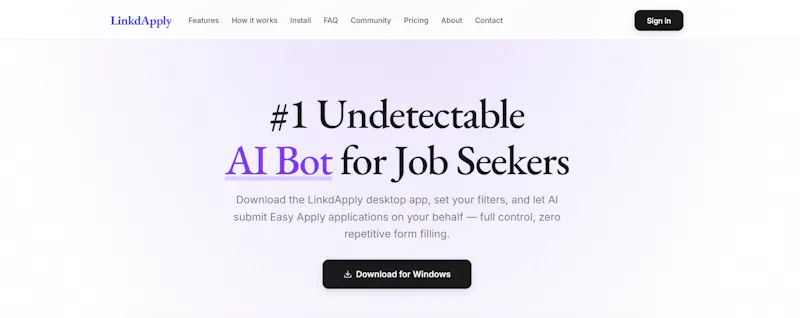 LinkdApply screenshot 1