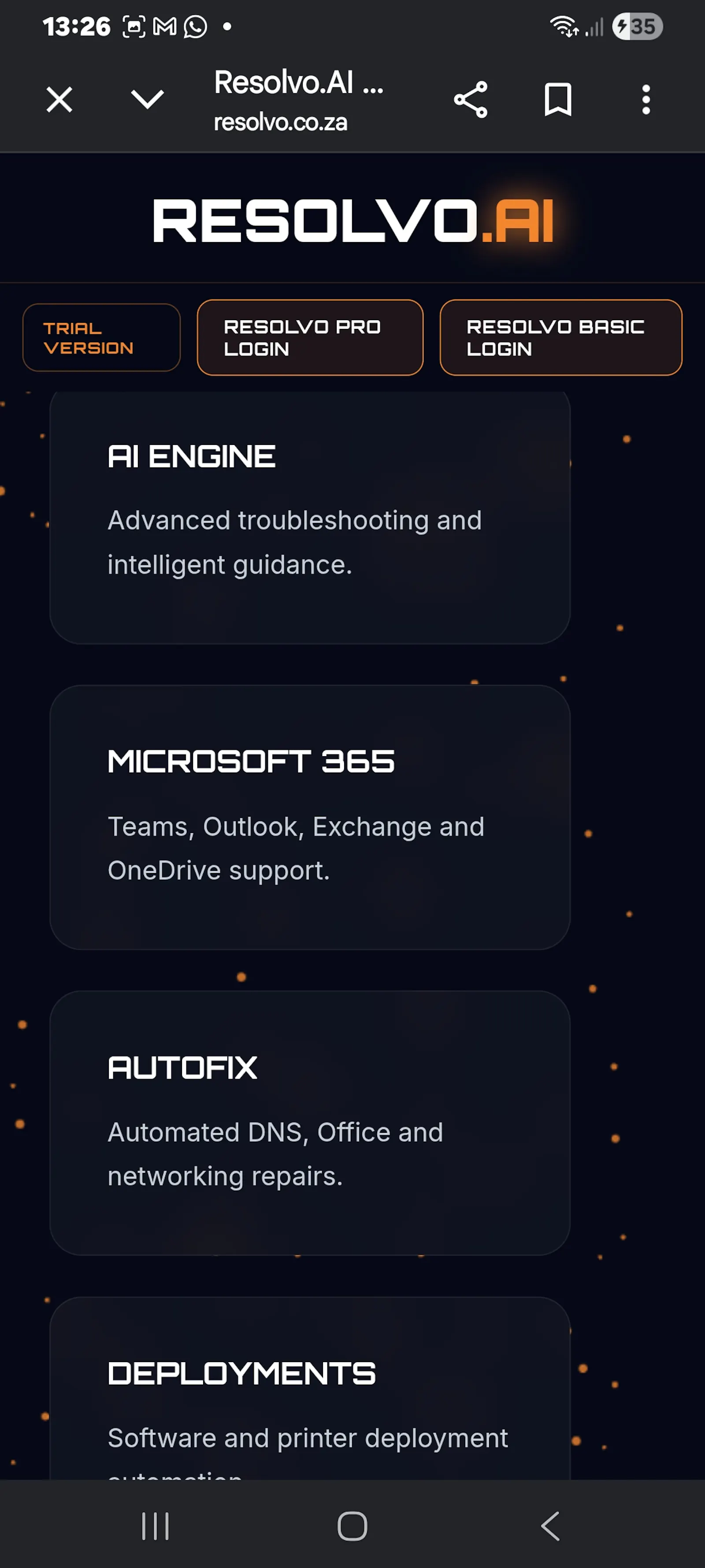 Resolvo screenshot 3