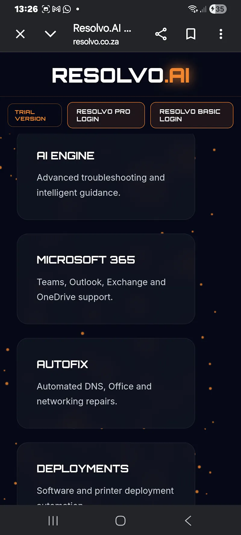 Resolvo screenshot 3